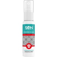 Son Vitamin D3 & K2 Liposomal Spray 30ml - Συμπλήρωμα Διατροφής Βιταμίνης D3 & K2 Λιποσωμικής Μορφής για την Καλή Υγεία των Οστών, Ενίσχυση του Ανοσοποιητικού & Αιμοποιητικού Συστήματος σε Μορφή Spray με Γεύση Κεράσι & Βανίλια