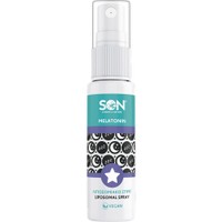 Son Melatonin Liposomal Spray 30ml - Συμπλήρωμα Διατροφής Μελατονίνης σε Μορφή Spray για Γρηγορότερο, Ποιοτικότερο Ύπνο & Αντιμετώπιση του Jet Lag με Γεύση Μύρτιλο, Βατόμουρο & Φραγκοστάφυλο