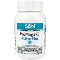 Son ProMag 375 Active Plus 60tabs - Συμπλήρωμα Διατροφής Μαγνησίου, Βιταμίνης B6 & D3 για τη Φυσιολογική Λειτουργία του Νευρικού Συστήματος, Ενέργεια & Δυνατό Ανοσοποιητικό