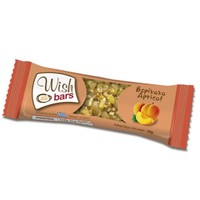 Wish Bars Nuts & Apricot Μπάρα Υγιεινής Διατροφής Χωρίς Ζάχαρη με Ξηρούς Καρπούς & Βερίκοκο 30g