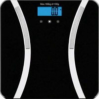 Alfacare Digital Body Scale with Body Fat Meter BF 164 Black 1 Τεμάχιο - Ψηφιακή Ζυγαριά Μπάνιου Ακριβείας με Λιπομετρητή σε Μαύρο Χρώμα