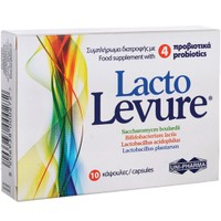 Uni-Pharma Lacto Levure 4 Probiotics - Συμπλήρωμα Διατροφής με 4 Προβιοτικά για την Καλή Λειτουργία του Γαστρεντερικού Συστήματος