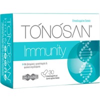 Tonosan Immunity 30tabs - Συμπλήρωμα Διατροφής Ολοκληρωμένης Φόρμουλας Βιταμινών, Μετάλλων & Εκχυλίσματος Βοτάνων για Ενίσχυση του Ανοσοποιητικού