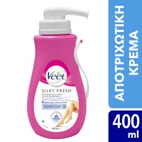 Veet Silky Fresh 400ml - Αποτριχωτική Κρέμα Αποτριχωτική Κρέμα για Ευαίσθητες Επιδερμίδες