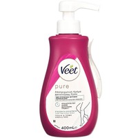 Veet Pure Cream 400ml - Αποτριχωτική Κρέμα για Πόδια & Σώμα Κατάλληλη για Ευαίσθητες Επιδερμίδες