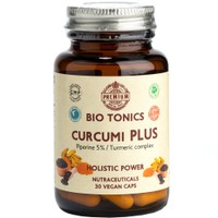 Bio Tonics Curcumi Plus 30caps - Συμπλήρωμα Διατροφής Εκχυλίσματος Κουρκουμά & Μαύρου Πιπεριού με Ισχυρές Αντιφλεγμονώδεις & Αντιοξειδωτικές Ιδιότητες για την Καλή Λειτουργία του Πεπτικού