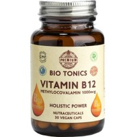 Bio Tonics Vitamin B12 1000μg 30veg.caps - Συμπλήρωμα Διατροφής Βιταμίνης Β12 για την Καλή Λειτουργία του Νευρικού Συστήματος