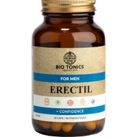 Bio Tonics Erectil For Men 60caps - Συμπλήρωμα Διατροφής Εκχυλίσματος Βοτάνων, Αμινοξέων, Ψευδάργυρου & Προβιοτικών για Αύξηση της Ερωτικής Επιθυμίας, Σεξουαλική Αντοχή & Αντιμετώπιση Στυτικής Δυσλειτουργίας