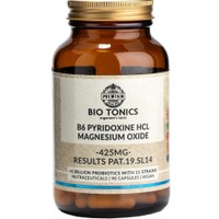 Bio Tonics Vitamin B6 25mg & Magnesium 400mg 90caps - Συμπλήρωμα Διατροφής Βιταμίνης Β6 & Μαγνησίου για την Καλή Λειτουργία του Νευρικού & Μυϊκού Συστήματος & Καλύτερη Διαχείριση του Άγχους
