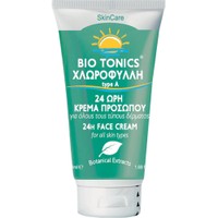 Bio Tonics Rich Formula Face Cream with Natural Chlorophyll 50ml - 24Ωρη Κρέμα Προσώπου με Χλωροφύλλη