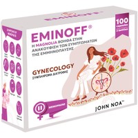 John Noa Eminoff 100caps (2x50caps) - Συμπλήρωμα Διατροφής Εκχυλίσματος Βοτάνων Αμινοξέος L-Τυροσίνης & Μαγνησίου για την Ανακούφιση των Συμπτωμάτων της Εμμηνόπαυσης