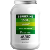 Losebig Berberine 1500mg Plus Nad 120caps - Συμπλήρωμα Διατροφής Βερβερίνης & Ενζύμου NAD για την Αντιμετώπιση του Μεταβολικού Συνδρόμου, Απώλεια Βάρους & Ενεργειακή Ισορροπία
