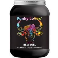 LoVex Funky Be a Bull 15caps - Συμπλήρωμα Διατροφής Εκχυλίσματος Βοτάνων, Αμινοξέων & Μετάλλων για Ενίσχυση της Ανδρικής Δύναμης & Απόδοσης