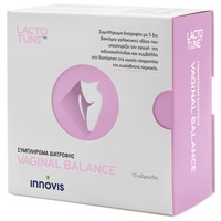 Lactotune Vaginal Συμπλήρωμα Διατροφής για Αγωγή, Πρόληψη & Ανακούφιση Συμπτωμάτων Κόλπωσης & Αιδοιοκολπίτιδας 10Caps