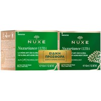 Nuxe Promo Nuxuriance Ultra The Global Anti-Aging Cream 50ml & Δώρο Night Cream 50ml - Κρέμα Ημέρας Προσώπου Ολικής Αντιγήρανσης για Όλους τους Τύπους Δέρματος & Κρέμα Νυκτός Προσώπου Ολικής Αντιγήρανσης