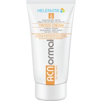 Helenvita ACNormal Tinted Cream Αντηλιακή Κρέμα Προσώπου Spf15 με Χρώμα για την Κάλυψη των Ατελειών της Λιπαρής Επιδερμίδας 60ml