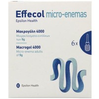 Effecol Micro-Enemas Macrogol 4000, 6x9g - Μικροκλύσματα για Ενήλικες