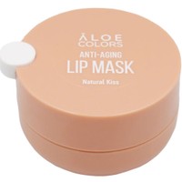 Aloe Colors Anti Aging Natural Kiss Lip Mask 10ml Beige - Μάσκα Χειλιών Αντιγήρανσης & Επανόρθωσης με Γεύση Καραμέλα
