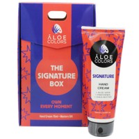 Aloe Colors Promo The Signature Box Own Every Moment Hand Cream 75ml & Δώρο Mystery Gift - Ενυδατική Κρέμα Χεριών με Mεθυστικό Άρωμα Ορχιδέας για Απαλότητα & Πολυτέλεια