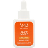 Aloe Colors Glow Drops Vitamin C Face Serum 50ml - Συμπυκνωμένος Ορός Λάμψης Προσώπου για Εντατική Ενυδάτωση & Ισχυρή Αντιοξειδωτική Δράση