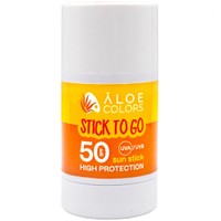 Aloe Colors To Go Spf50 Sunscreen Stick 30g - Αντηλιακό Στικ Υψηλής Προστασίας για Πρόσωπο, Μάτια & Ευαίσθητες Περιοχές