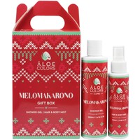 Aloe Colors Promo Melomakarono Shower Gel 200ml & Hair & Body Mist 100ml - Αφρόλουτρο Εμπνευσμένο από Άρωμα Μελομακάρονου & Mist Μαλλιών & Σώματος με Ζεστές & Γιορτινές Νότες