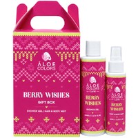 Aloe Colors Promo Berry Wishes Shower Gel 200ml & Hair & Body Mist 100ml - Αφρόλουτρο που Χαρίζει Φρεσκάδα από Ζουμερές Νότες Φράουλας & Βατόμουρο & Αρωματικό Mist Μαλλιών & Σώματος