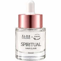 Aloe Colors x Aurora Spiritual Hair Elixir 30ml - Leave-in Treatment με 4 Πολύτιμα Έλαια για Μεταξένια Απαλότητα, Λεία Υφή & Εκθαμβωτική Λάμψη που Περιποιείται τα Μήκη & τις Άκρες