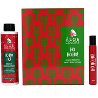 Aloe Colors Ho Ho Ho! Eau de Toilette 10ml & Milky Body Lotion 150ml - Κολόνια Roll-on για Κάθε Περίσταση με Εύκολη & Γρήγορη Εφαρμογή & Ενυδατικό Γαλάκτωμα Σώματος με Βούτυρο Καριτέ & Υαλουρονικό Οξύ