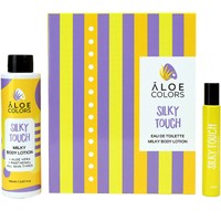 Aloe Colors Silky Touch Eau de Toilette 10ml & Milky Body Lotion 150ml - Κολόνια Roll-on για Κάθε Περίσταση με Εύκολη & Γρήγορη Εφαρμογή & Ενυδατικό Γαλάκτωμα Σώματος με Βούτυρο Καριτέ & Υαλουρονικό Οξύ