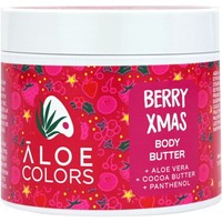 Aloe Colors Berry Xmas Body Butter 200ml - Ενυδατικό Γαλάκτωμα Σώματος με Άρωμα Μούρων