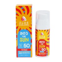Aloe Colors Into the Sun Tinted Face Sunscreen Spf50, 50ml - Αντηλιακή Κρέμα Προσώπου με Χρώμα Υψηλής Προστασίας