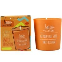 Aloe Colors Sweet Blossom Scented Soy Candle 220g - Αρωματικό Κερί Σόγιας σε Βάζο με Άρωμα που Διαρκεί