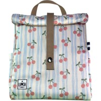The Lunch Bags Kids 1 Τεμάχιο Κωδ LB1686 - Cherry Stripe - Ισοθερμικό Τσαντάκι Φαγητού Χειρός με Σχέδιο Κερασάκια