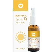 Galenica Aquasol Vitamin D 400IU Oral Spray 15ml - Συμπλήρωμα Διατροφής με Βιταμίνη D3 σε Μορφή Spray για την Καλή Υγεία των Οστών, Δοντιών & Ανοσοποιητικού με Γεύση Φράουλα