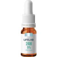 Lifelab 24H 5% CBD 500mg 10ml - Συμπλήρωμα Διατροφής Φυτικής Προέλευσης Κανναβιδιόλης σε Μορφή Ελαίου για Ισορροπία, Ευεξία, Αντιμετώπιση του Άγχους & Υποστήριξη της Ομοιόστασης για Χορήγηση Υπογλώσσια με Γεύση Πορτοκάλι
