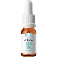 Lifelab 24H 10% CBD 1000mg 10ml - Συμπλήρωμα Διατροφής Φυτικής Προέλευσης Κανναβιδιόλης σε Μορφή Ελαίου για Ισορροπία, Ευεξία, Αντιμετώπιση του Άγχους & Υποστήριξη της Ομοιόστασης για Χορήγηση Υπογλώσσια με Γεύση Πορτοκάλι