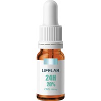 Lifelab 24H 20% CBD 2000mg 10ml - Συμπλήρωμα Διατροφής Φυτικής Προέλευσης Κανναβιδιόλης σε Μορφή Ελαίου για Ισορροπία, Ευεξία, Αντιμετώπιση του Άγχους & Υποστήριξη της Ομοιόστασης για Χορήγηση Υπογλώσσια με Γεύση Πορτοκάλι