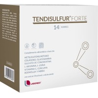 Laborest Tendisulfur Forte 14 Sachets - Συμπλήρωμα Διατροφής με MSM, Κολλαγόνο, Φυτικά Εκχυλίσματα & Αμινοξέα για την Ενίσχυση της Παραγωγής Κολλαγόνου, τη Φυσιολογική Λειτουργία των Χόνδρων & Αρθρώσεων με Αντιφλεγμονώδεις Ιδιότητες