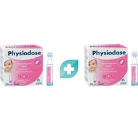 Physiodose Promo Sterile Saline Solution Ampules 300ml (2x(30x5ml)) - Αποστειρωμένος Φυσιολογικός Ορός 0,9% σε Αμπούλες με Ακροφύσιο Ασφαλείας