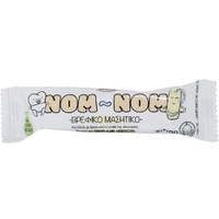 Eifron Nom - Nom Edible Baby Teether 1 Τεμάχιο - Συμπλήρωμα Διατροφής Βρώσιμου Μασητικό για Βρέφη από 6 Μηνών Εμπλουτισμένο με Βιταμίνες D3 & B12 με Γευστικό Χυμό Αχλάδι