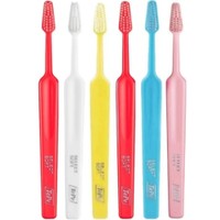 TePe Select Soft Toothbrush 6 Τεμάχια - Multicolor 38 - Μαλακές Οδοντόβουρτσες με Κωνική Κεφαλή για Αποτελεσματικό Καθαρισμό
