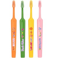 TePe Kids Extra Soft Toothbrush 6+ Years 4 Τεμάχια - Multicolor 1 - Παιδικές Οδοντόβουρτσες με Πολύ Μαλακές Ίνες & Ευχάριστα Σχέδια
