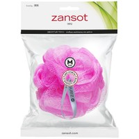 Zansot Mesh Sponge Medium 1 Τεμάχιο - Ρόζ - Σφουγγάρι Τούλι για Αίσθηση Απαλότητας & Αναζωογόνησης
