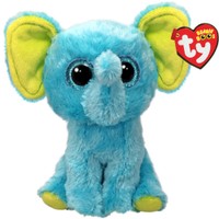 Ty Beanie Babies Trunkles Plushie 1 Τεμάχιο - Λούτρινο Παιδικό Παιχνίδι Μπλέ Ελέφαντας