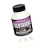 Health Aid L-Glutamine 500mg 60tabs - Συμπλήρωμα Διατροφής για Υγιή Εγκέφαλο