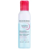Bioderma Sensibio H2O Eye Remover Makeup Micellar Waterproof 125ml - Διφασικό Νερό Υψηλής Ανοχής, Αφαιρεί το Μακιγιάζ & Ενισχύει το Δερματικό Φραγμό
