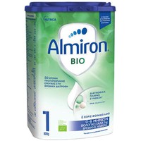 Nutricia Almiron Bio 1, 800g - Βιολογικό Γάλα 1ης Βρεφικής Ηλικίας για Υγιή Βρέφη Από 0-6 Μηνών Χωρίς Φοινικέλαιο