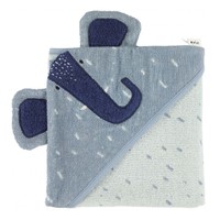 Trixie Hooded Towel Κωδ 77109, 1 Τεμάχιο - Mrs. Elephant - Παιδική Πετσέτα Μπάνιου με Κουκούλα