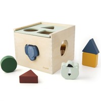 Trixie Wooden Shape Sorter Κωδ 77383, 1 Τεμάχιο - Ξύλινο Εκπαιδευτικό Παιχνίδι με Γεωμετρικά Σχήματα & Ζωάκια